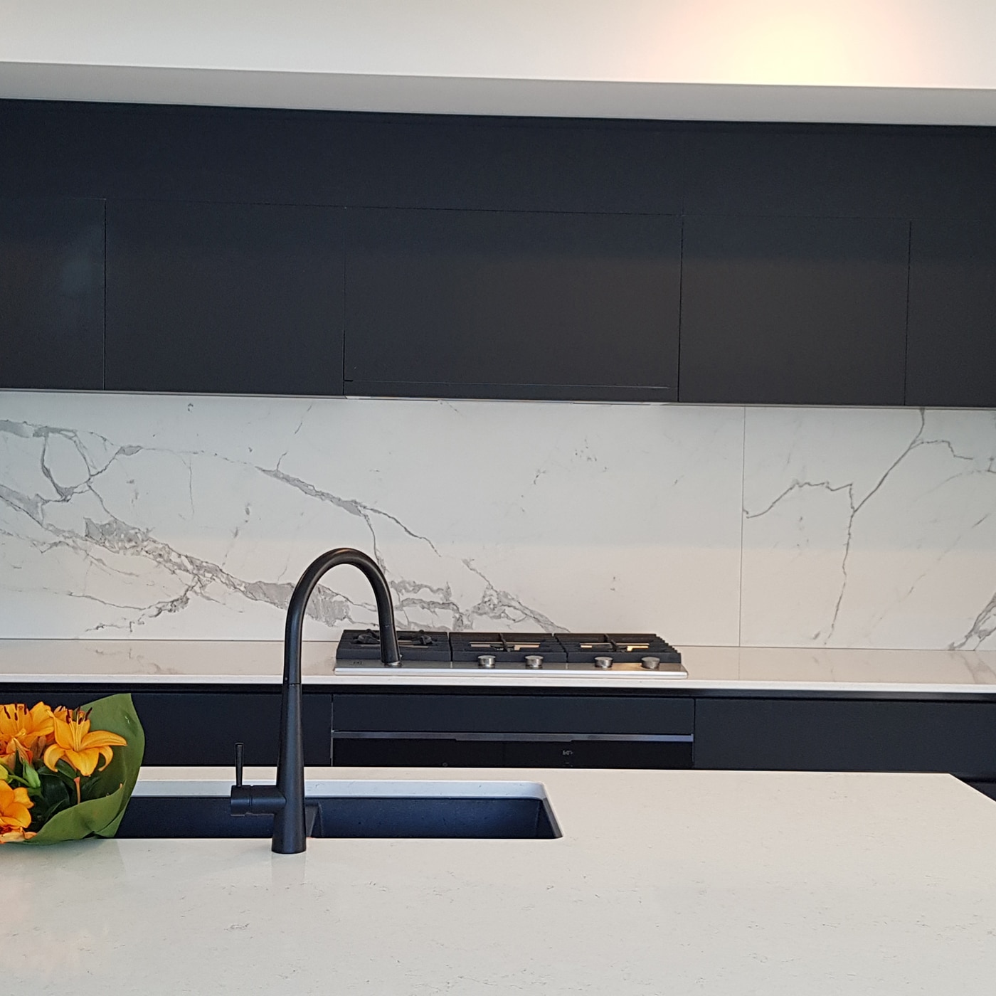 large porcelain slabs kitchen