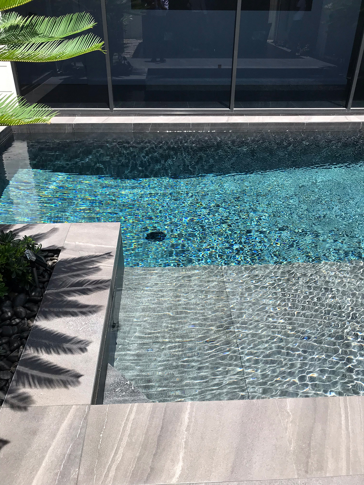 porcelain tiles swimming pool