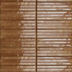 Look Caramello 3D Yubi 60x240mm Ribbed Subway tile